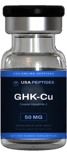 USA Online Peptides GHK-Cu research peptide vial